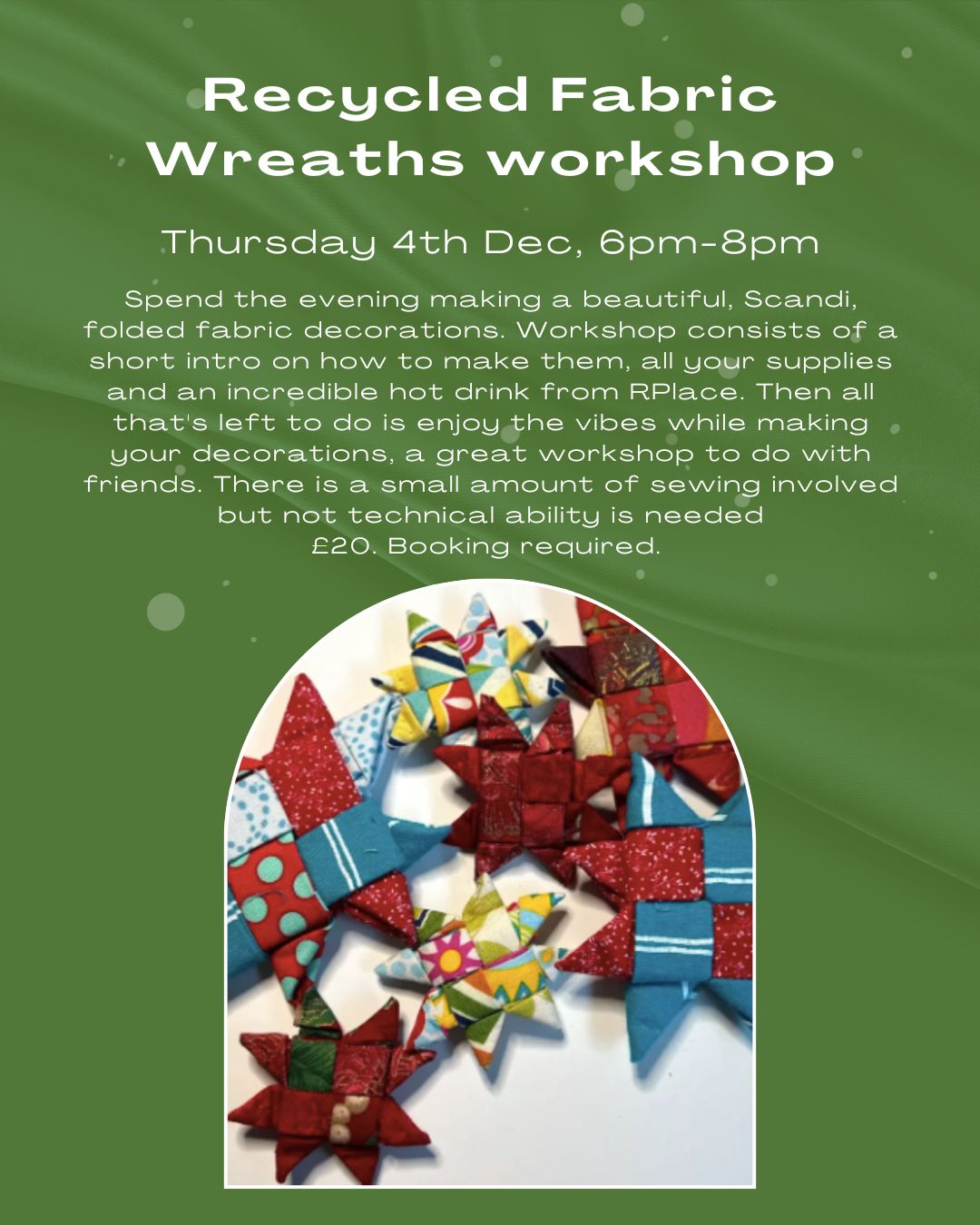 THURSDAY 4TH DEC Low sew Scandi decorations