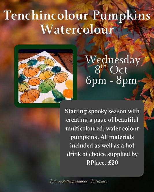 Wed 8th Oct Technicolour Pumpkins Watercolour